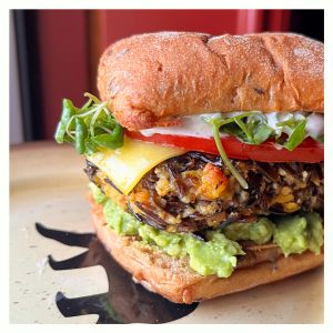 Vegan Wild Rice Burgers