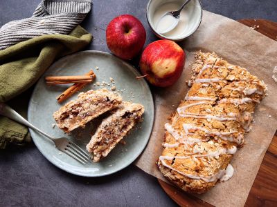 gluten free vegan apple strudel