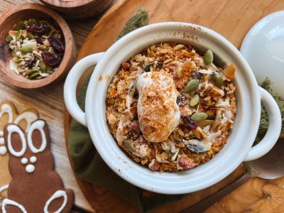 Baked Carrot Cake Oatmeal