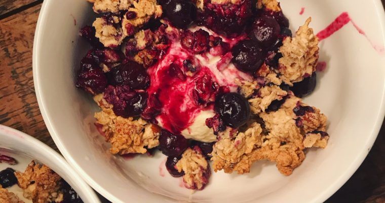 Blueberry Crumble