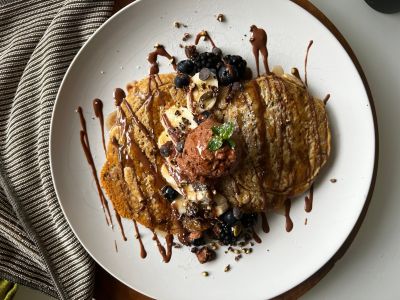 Vegan Chocolate Pancakes