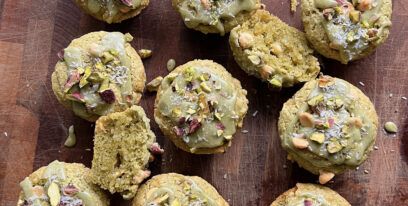 gluten free vegan pandan muffin