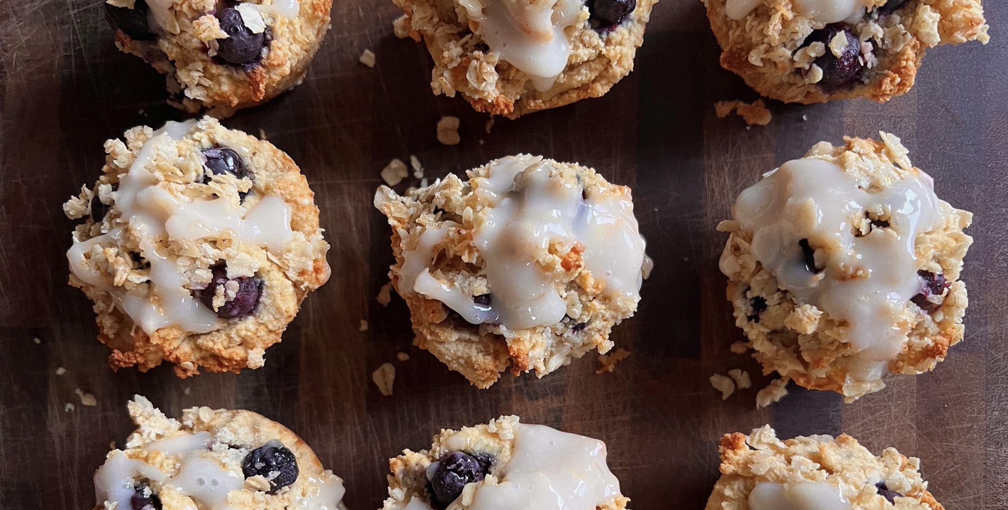 Coconut Flour Blueberry Muffins (GF + Vegan)